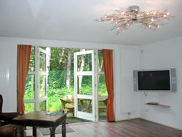 Luxe studio van Hotel Bosch Duin Strand met woon- en slaapgedeelte