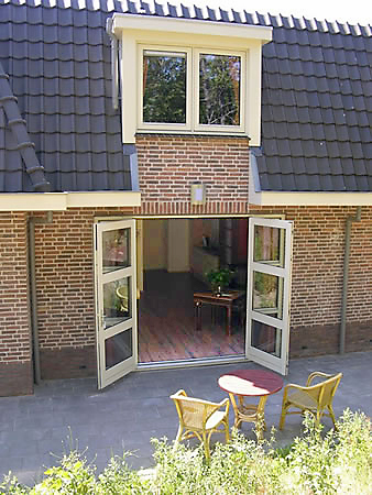 Luxe studio van Hotel Bosch Duin Strand met woon- en slaapgedeelte